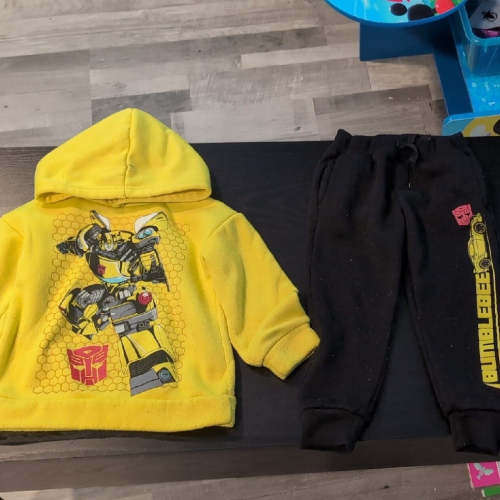 Kids Transformers Bumblebee Hoodie Set